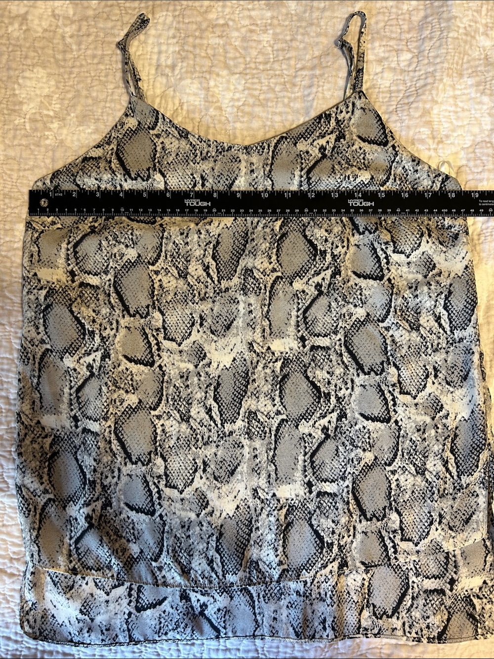 Snake Print High-Low Cami - Picture 8 of 10
